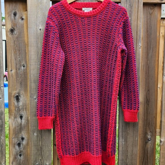 Cocogio Knit Sweater Dress Women's Size Small WOOL Blend - Picture 3 of 5